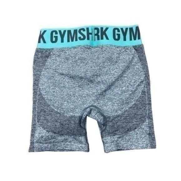 Gymshark flex shorts grey/Jade green - Picture 2 of 3